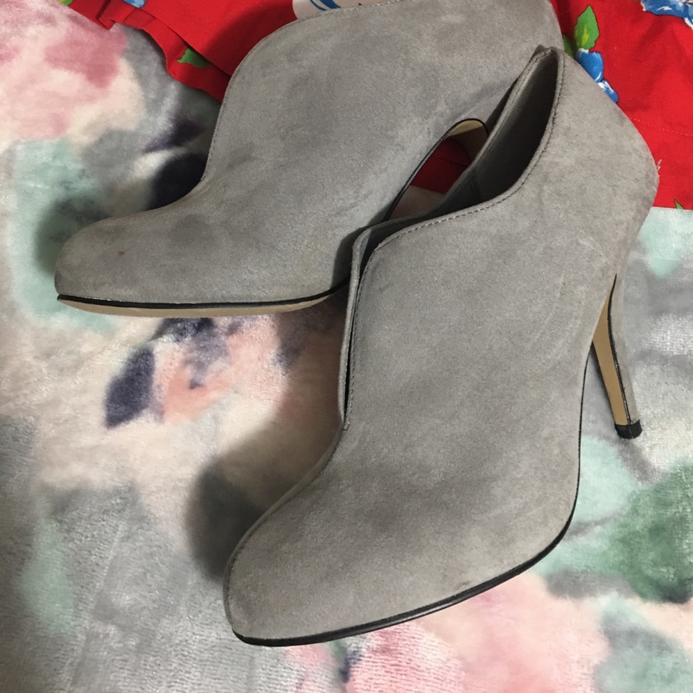 Suede  booties